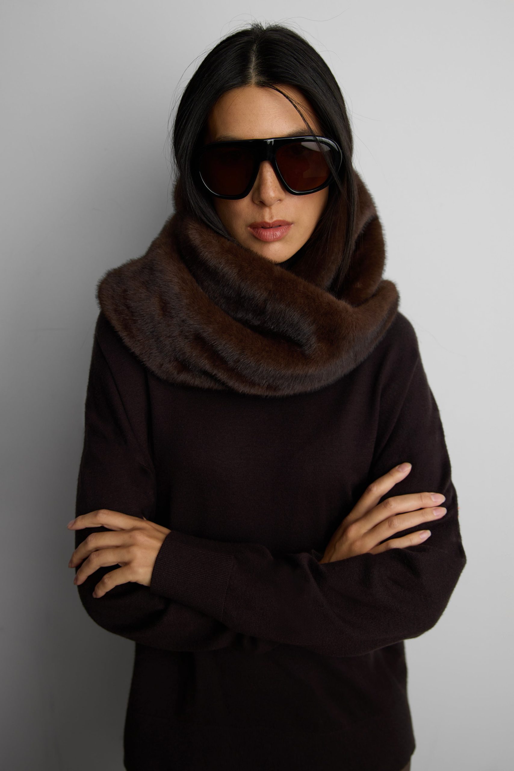 FAUX FUR SNOOD
