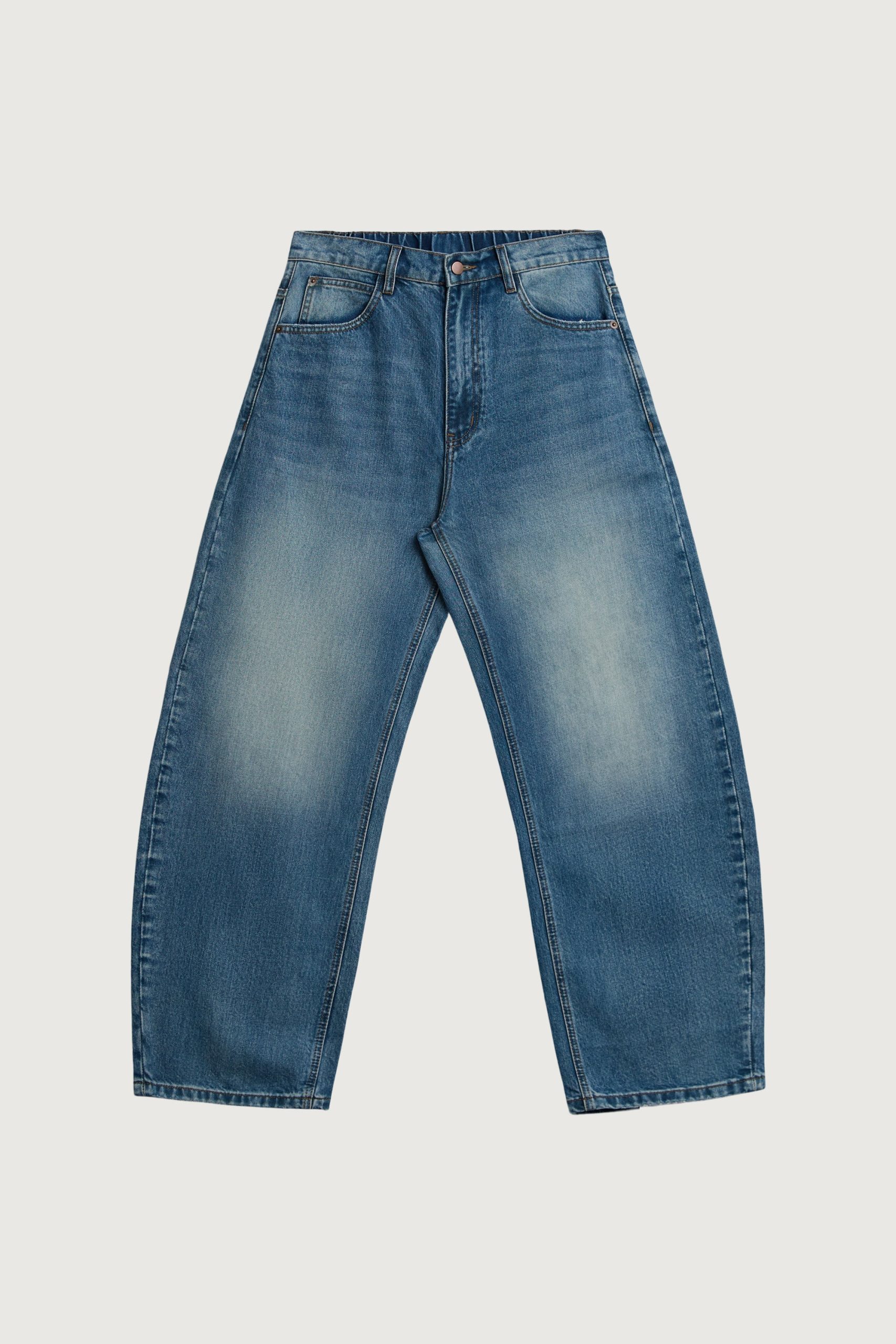 WASHED WIDE LEG JEANS